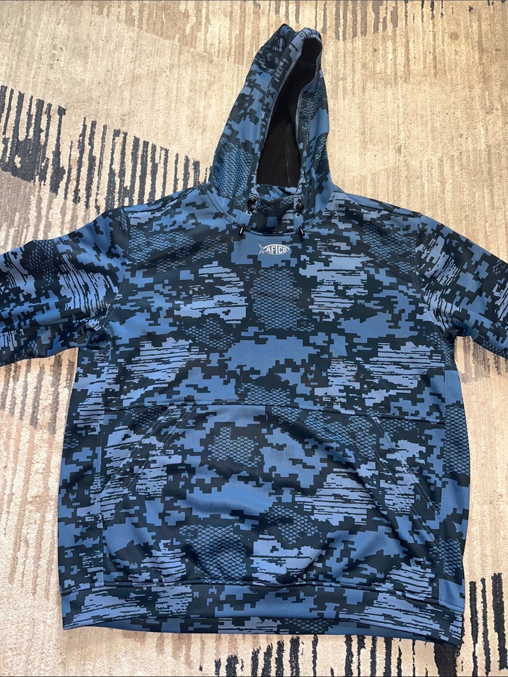 Aftco Reaper Tactical Sweatshirt - Navy Digi Camo